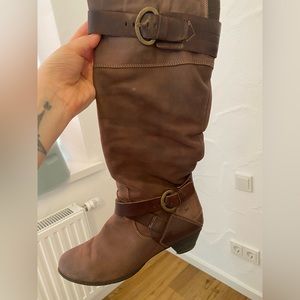 Pikolinos Olmo leather tall riding boots size EU 40